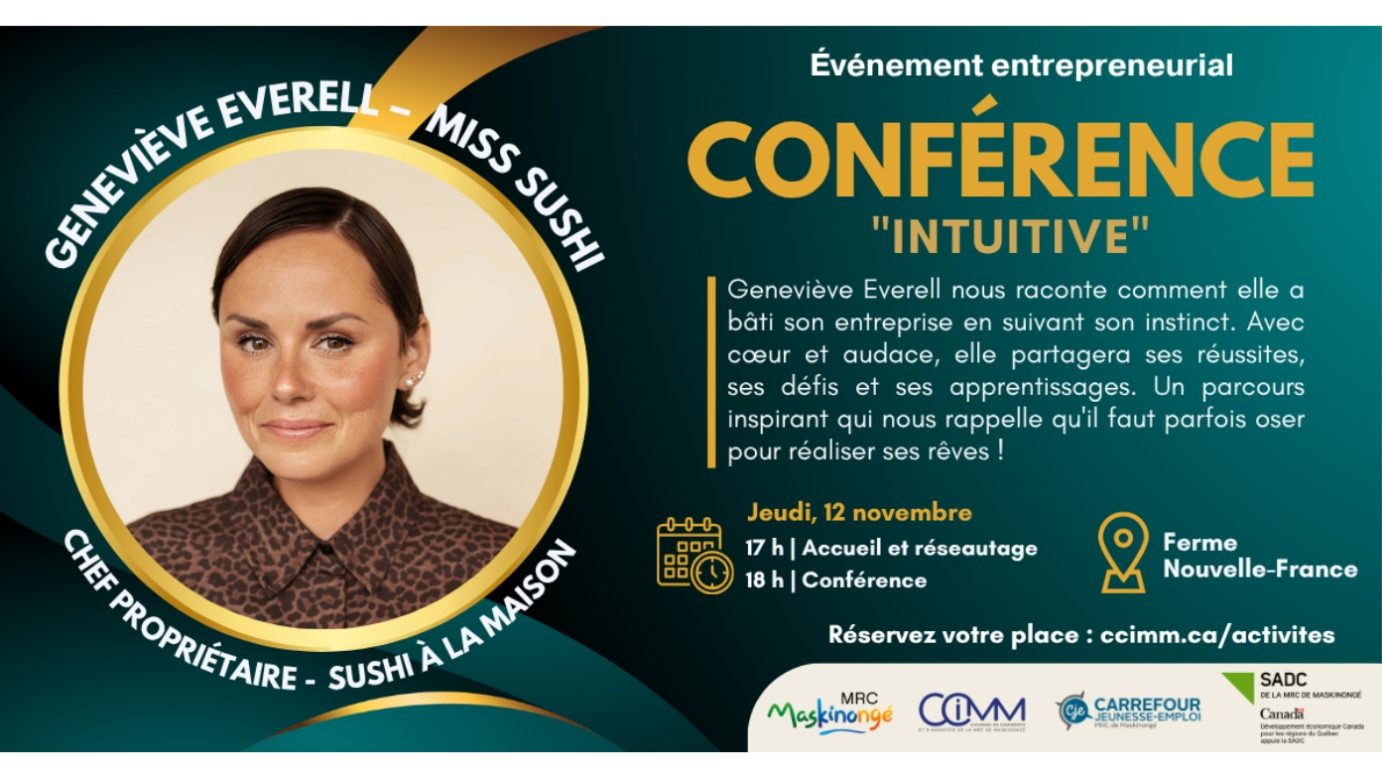 INTUITIVE | Une conférence axée sur l’entrepreneuriat